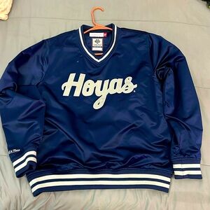 PULLOVER SATIN JACKET NAVY